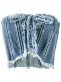 corset denim top