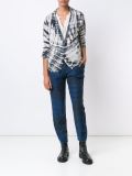 tie-dye print cardigan 