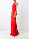 v-neck gown 