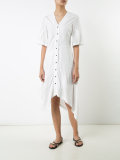 v-neck shirt dress