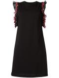 floral embroidery dress