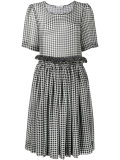 gingham shift dress