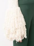 off-shoulders fringed blouse