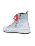 painted hi-top sneakers 