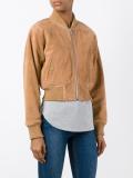 cropped bomber jacket