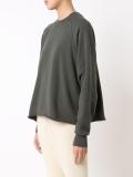 raw hem sweatshirt