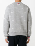 trumpet print sweatshirt