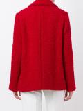 bouclé buttoned jacket