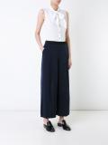 tie detailing buttoned jumpsuit