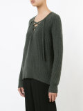 lace-up jumper 