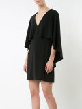 pleated trim dress 