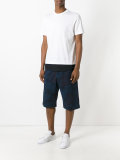 contrast hem T-shirt 