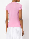 short sleeve fitted knit top