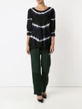 tie-dye print blouse