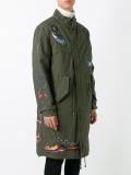 embroidered military coat 