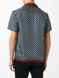 polka dot print shirt