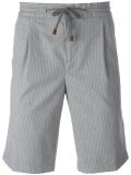 pleated detail shorts