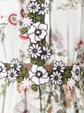 floral print flared dress
