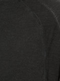 slim fit raw edge hoody