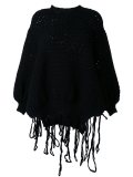 string detail chunky knit jumper