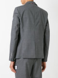 logo plaque button front blazer
