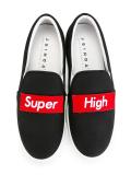 'Super High'无带板鞋