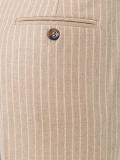 pleated tapered trousers