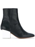 square toe ankle boots