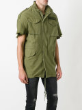 high neck shortsleeved jacket