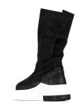 contrast sole boots