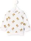 teddy bear print sweatshirt