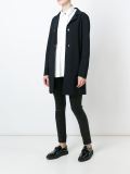 隐藏式单排扣外套