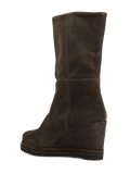 wedge mid-calf boots