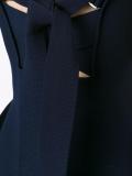 crepe bridle buckle top