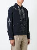 arrow stitch zip jacket