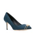 safety pin embellished pumps