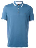 contrast trim polo top