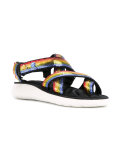 rainbow sequined sandals