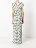 fountain print dress