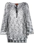 round neck shift blouse