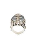 fish skeleton cocktail ring