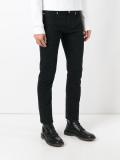 baroque pattern slim jeans
