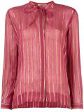 gold-tone stripes shirt