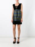 striped mini dress