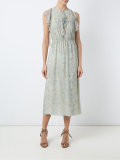 silk midi dress
