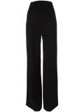 asymmetric overlay palazzo pants