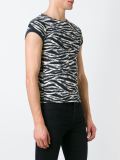 zebra print T-shirt