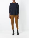 flared longsleeved blouse