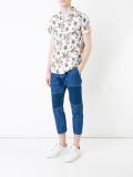 drawstring cropped jeans