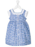 floral flared dress